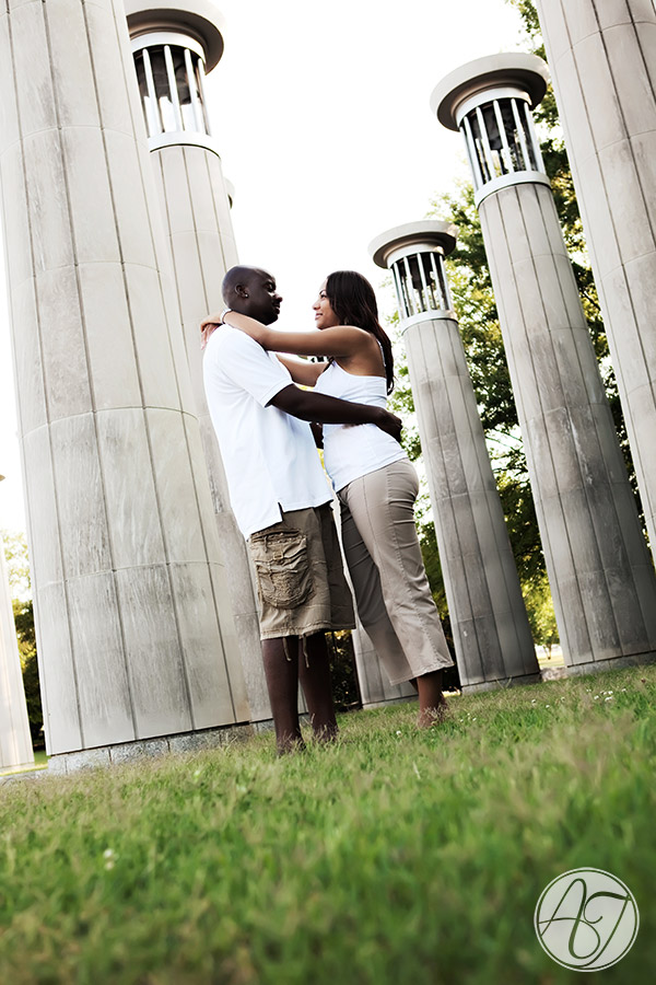 Nashville engagement photography at Bicentinnial Mall 2