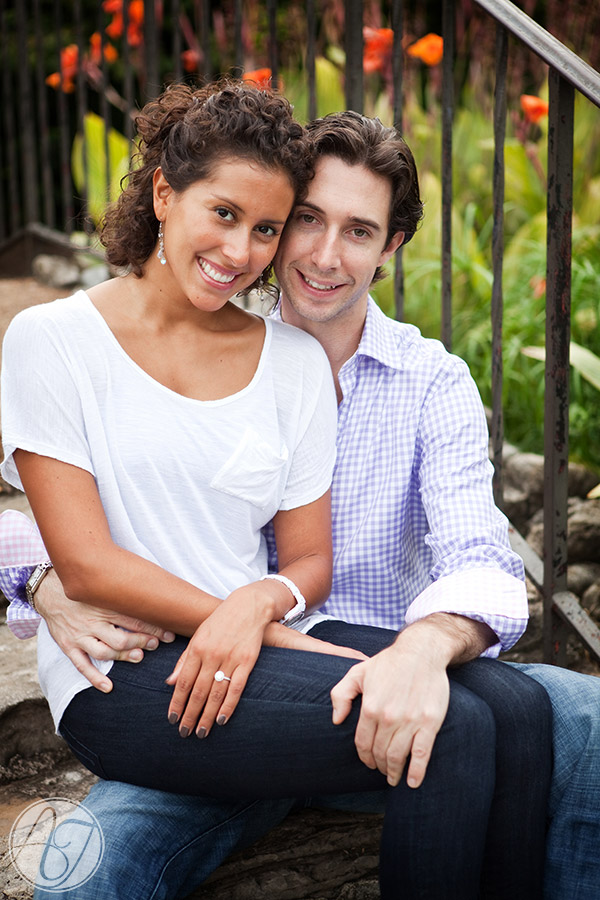Nashville engagement session on the pedestrian bridge 10