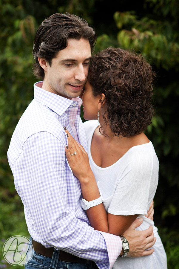 Nashville engagement session on the pedestrian bridge 11