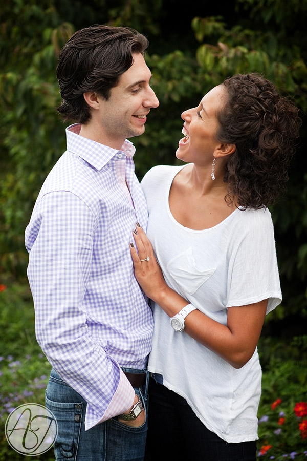 Nashville engagement session on the pedestrian bridge 12