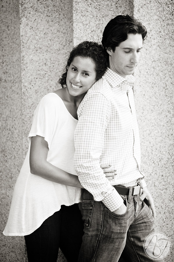 Nashville engagement session on the pedestrian bridge 16